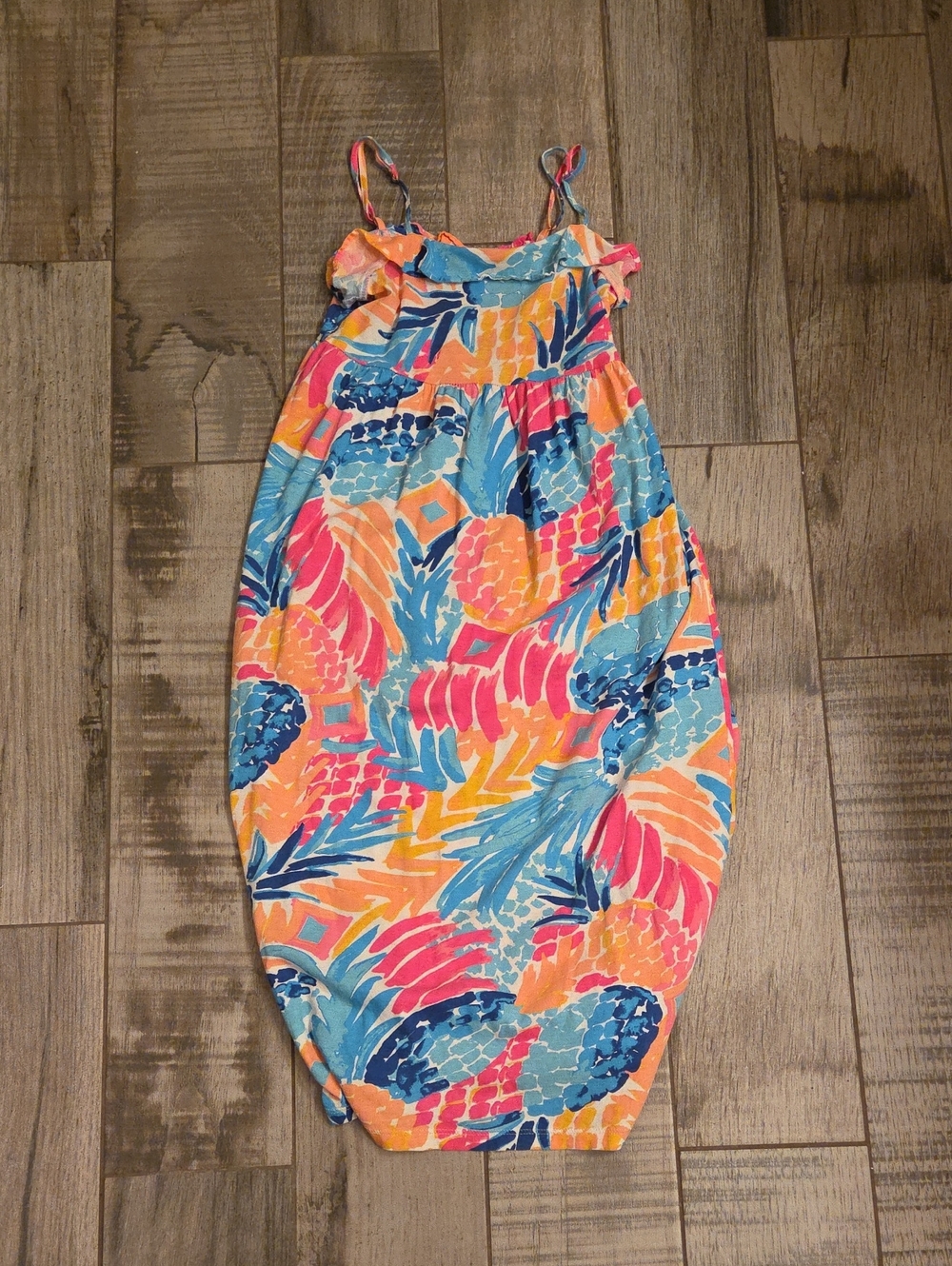 Girls Multicolor Tropical Print Sleep Sack Pajamas